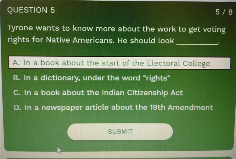 Tyrone wants to know more about the work to get voting rights for Native Americans-example-1