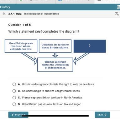 Which statement best completes the diagram?-example-1