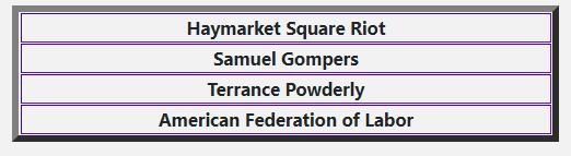 All of these were people and terms associated with A) Reconstruction Era B) World-example-1