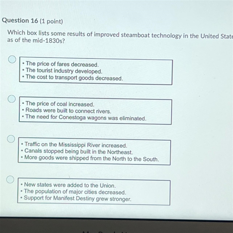 Which box is some results of improved steamboat technology in the United States as-example-1