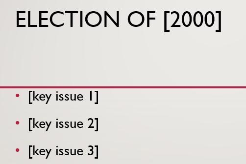 2000 critical issues in the election.-example-1