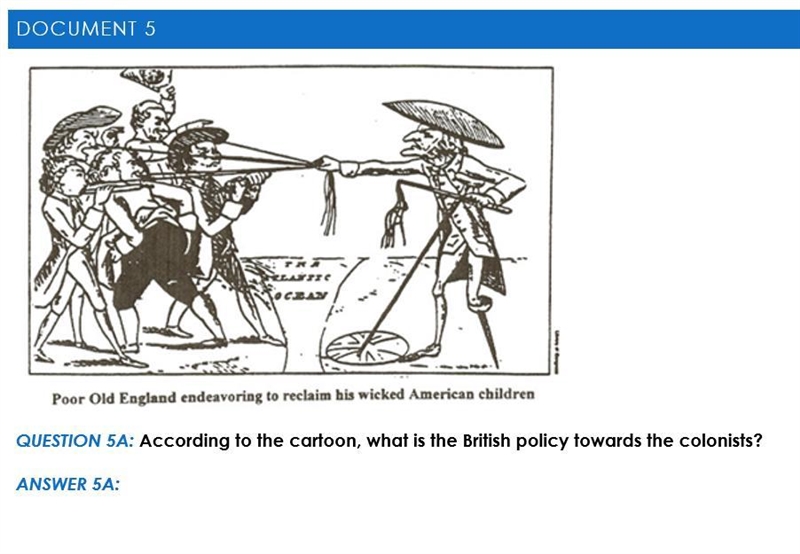 Please help me with this question :) Q: According to the cartoon, what is the British-example-1