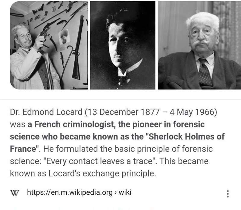 Who is edmond locard-example-1