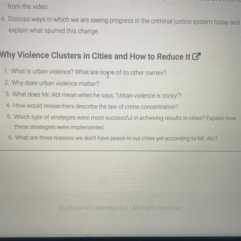 Please help!! i only need questions 4 and 5 (criminology)-example-1