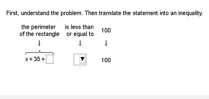 The perimeter of a rectangle is to be no greater than 100 centimeters and the length-example-1