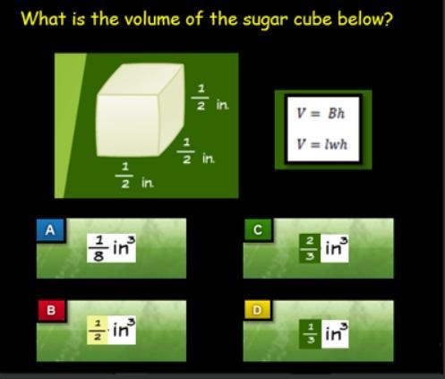 What is the volume of the sugar cube below?-example-1