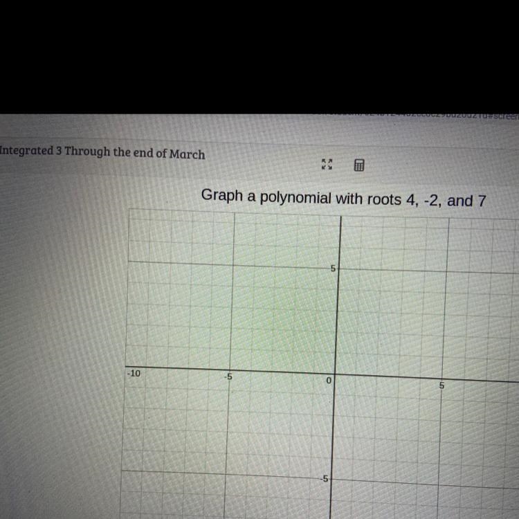 I need help knowing how the graph would look like with a polynomial with roots 4,-2 and-example-1