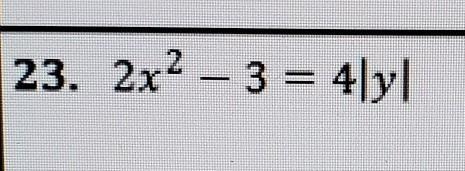 Analytically determine what type(s) of symmetry, if any, the graph of the equation-example-1