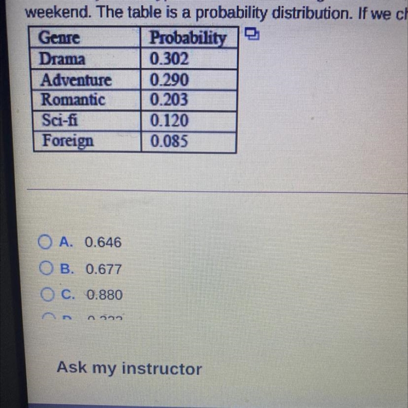 If we chose a theater and movie to attend at random, what probability would we have-example-1