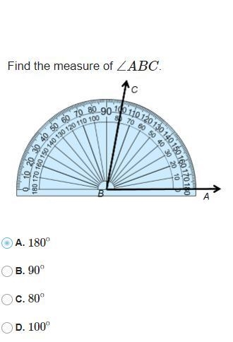 Find the measure of ∠ABC.-example-1