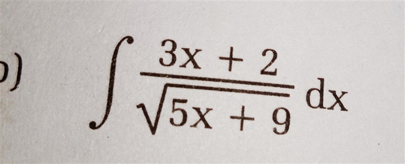 Evaluate the following indefinite integral-example-1