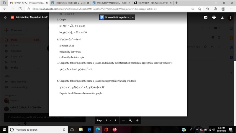 I need help with number 8 of this assignment please.-example-1