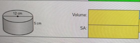 can you please help me with my math homework its talking about surface area of a cylinder-example-1