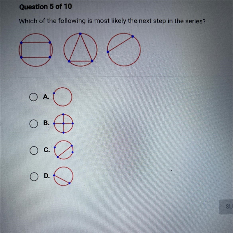 Question 5 of 10 Which of the following is most likely the next step in the series-example-1