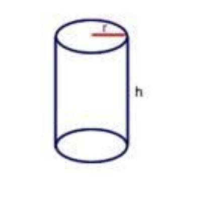 Find the volume of a cylinder whose base has a radius of 3 inches and whose height-example-1