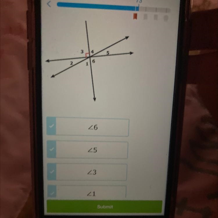 Which angles are complementary to <2. Select all that apply.-example-1