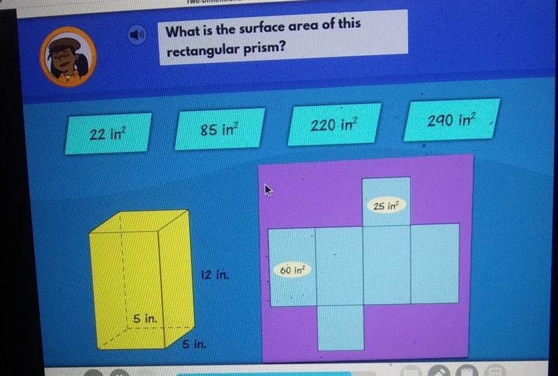 What is the surface area of this rectangular prism (pic attached)-example-1