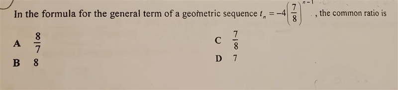 In the formula for the general term of a geometric sequence-example-1