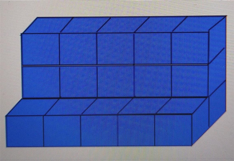 pictured below are stacks of solid cubes. determine the number of cubes in the stack-example-1