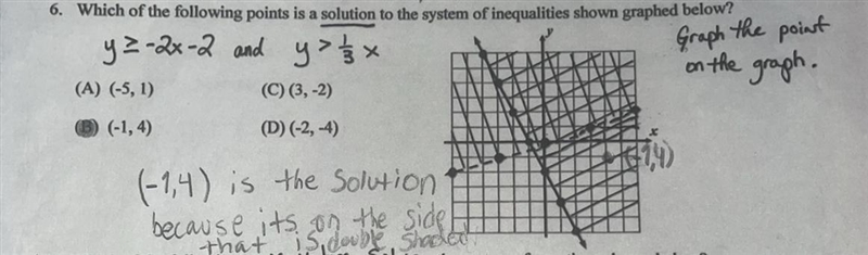 I need help with graphing the points and solving it-example-1