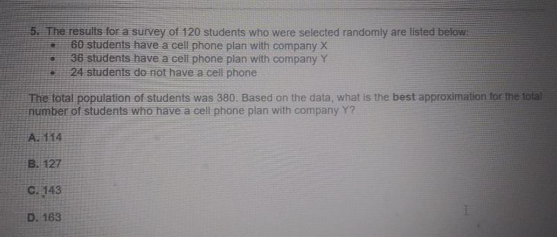 The results for a survey of 120 students were selected randomly are listed below-example-1