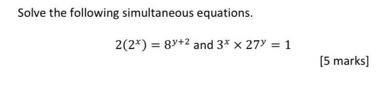 Solve the following simultaneous equations in ELIMINATION way​-example-1