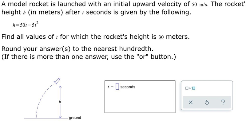 Hello! I need help with a practice problem for my math class. It involves “solving-example-1