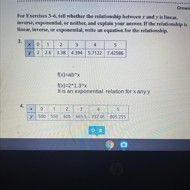 For questions 3 and for I need help please if you look at directions .-example-1