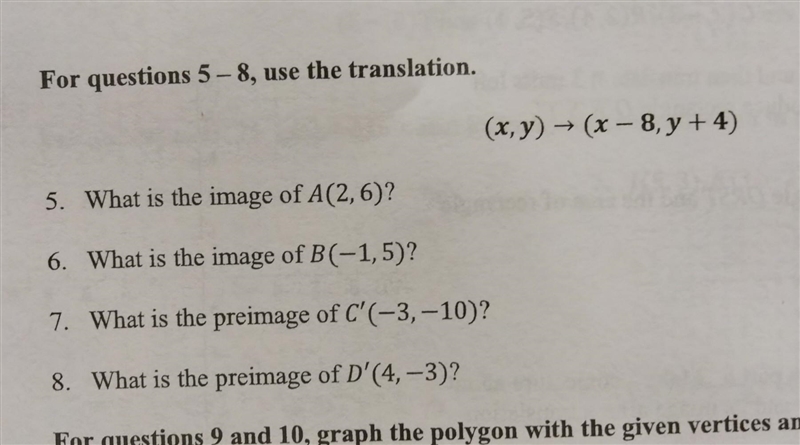 NO LINKS!! Please help with questions 5-8​-example-1