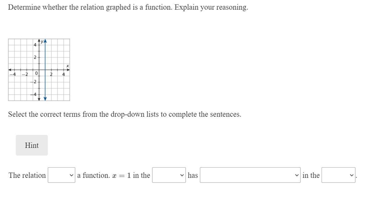 need help with this need help with this Choices: First part: is, is not Second part-example-1