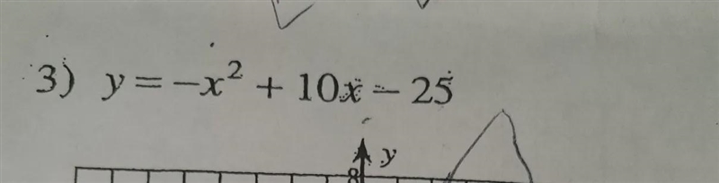 . Algebra 2Parabolas--Homeworkidentify the vertex and axis of symmetry of each. Then-example-1