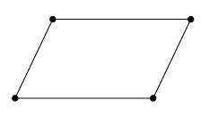 This quadrilateral has How many pair of parallel sides-example-1