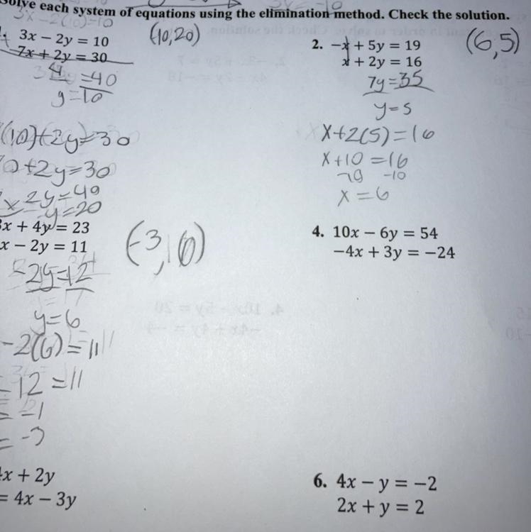 I only need help with 4. Four, how am I supposed to start when I can’t cross cancel-example-1