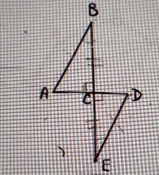 Given: AD is perpendicular to BE, AB is congruent to DE and AD bisects BE Prove: AB-example-1