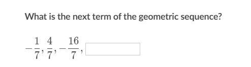 What is the next term of the geometric sequence-example-1