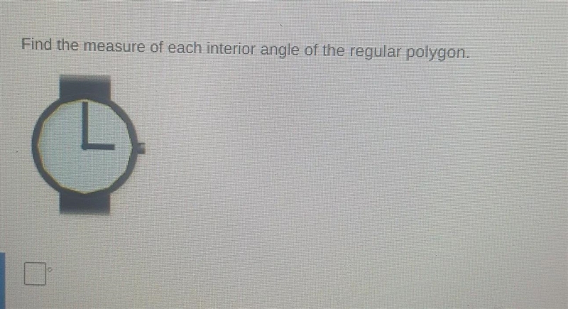 Find the measures of the interior angles of the regular polygon-example-1