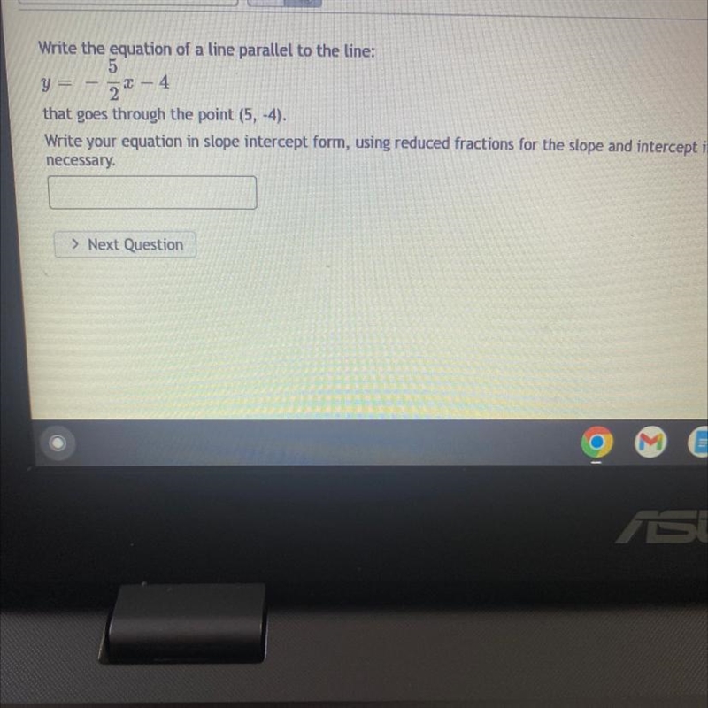 points possible197 24 answeredQuestion 23Write the equation of a line parallel to-example-1