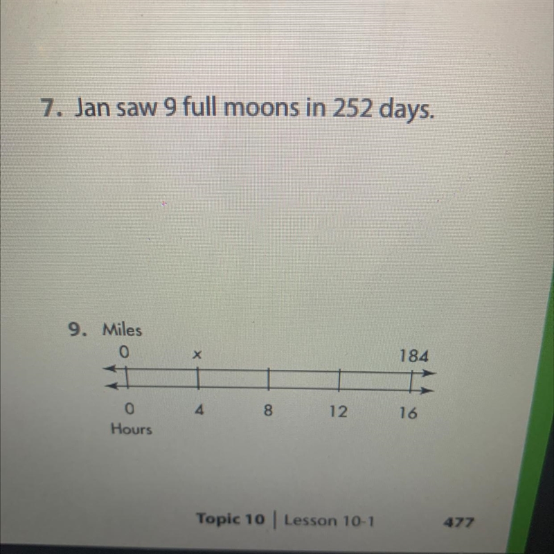 On number 9, you have to figure out the value of X. I attempted to solve the equation-example-1