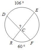 Find the measure of the missing ANGLE. 46 degrees 52 degrees 65 degrees 83 degrees-example-1