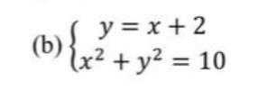 Solve the following simultaneous equation with elimination or substitution method-example-1