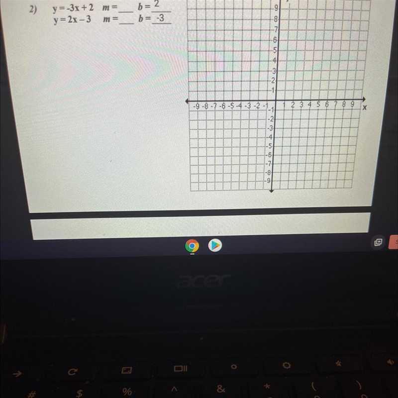 Can I get some help with this problem?Graph the equations to determine the solution-example-1