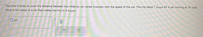 I need help fast please! The time it takes to cover the distance between two cities-example-1