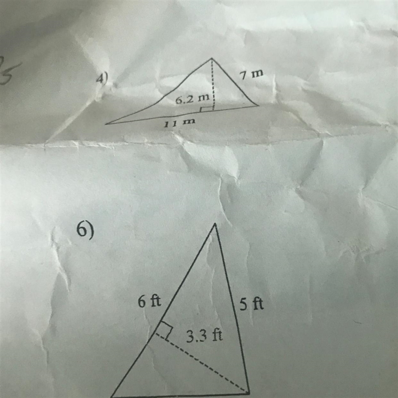 Hey can someone help me find the area of these two pls-example-1