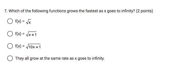 Very straightforward question that can easily be answered by plotting out every answer-example-1