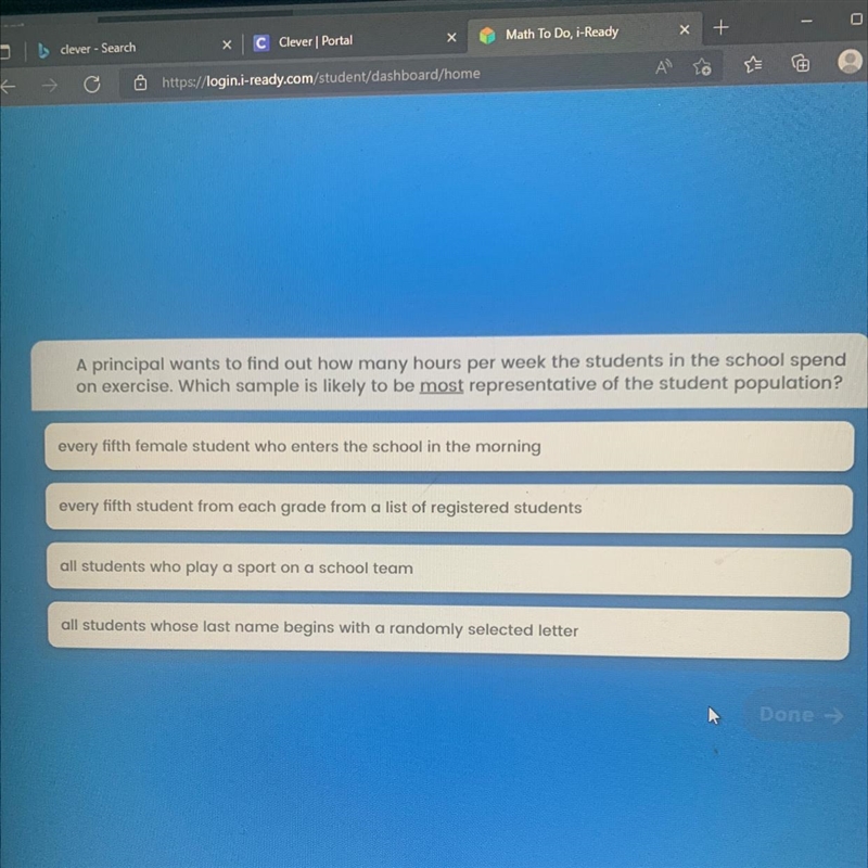 A principal wants to find out how many hours per week the students in the school spend-example-1