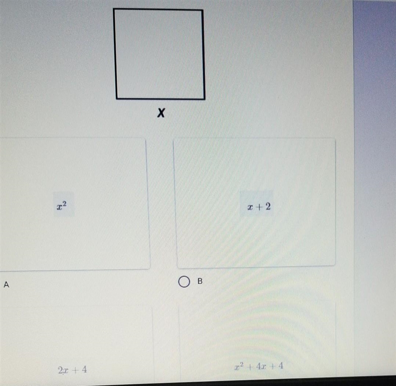 The side length of a square tile is assigned as shown (in inches). If each side of-example-1