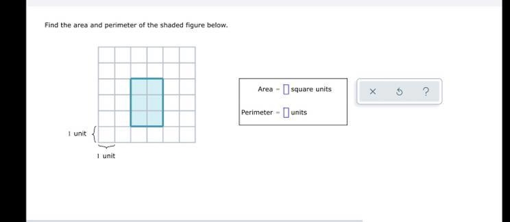 I’m confused on how to count the units, I think the area would be multiplying 2x3. Can-example-1