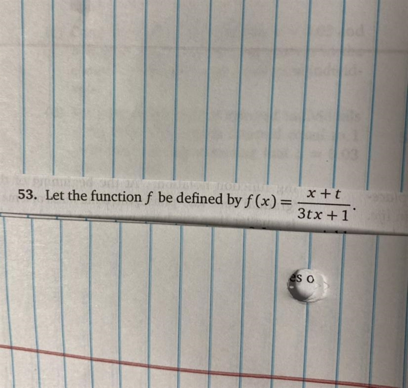 a. Is X a variable or a constant? Is t a variable or a constant? b. If f(3) = -1, find-example-1