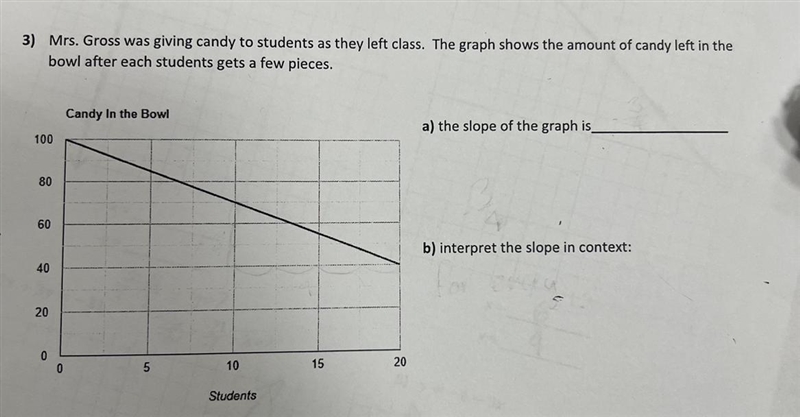 How to interpret the slope? and what is the slope?-example-1