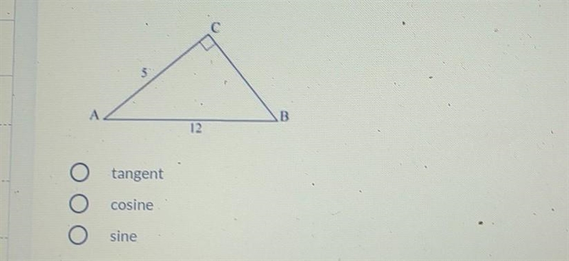 Which triangle faction should be used to solve for the side BC if you know B and side-example-1